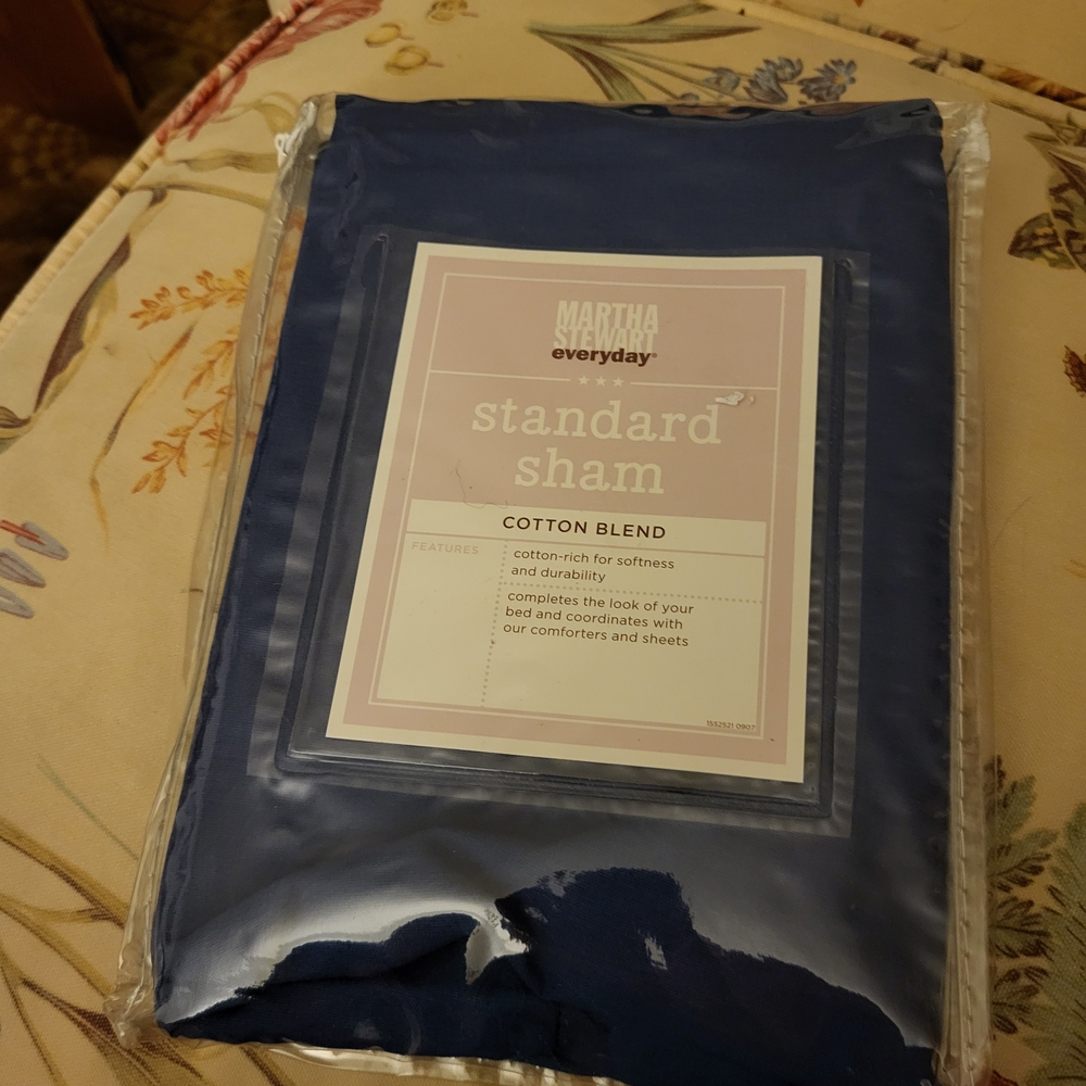 Martha Stewart Everyday Navy Standard Sham